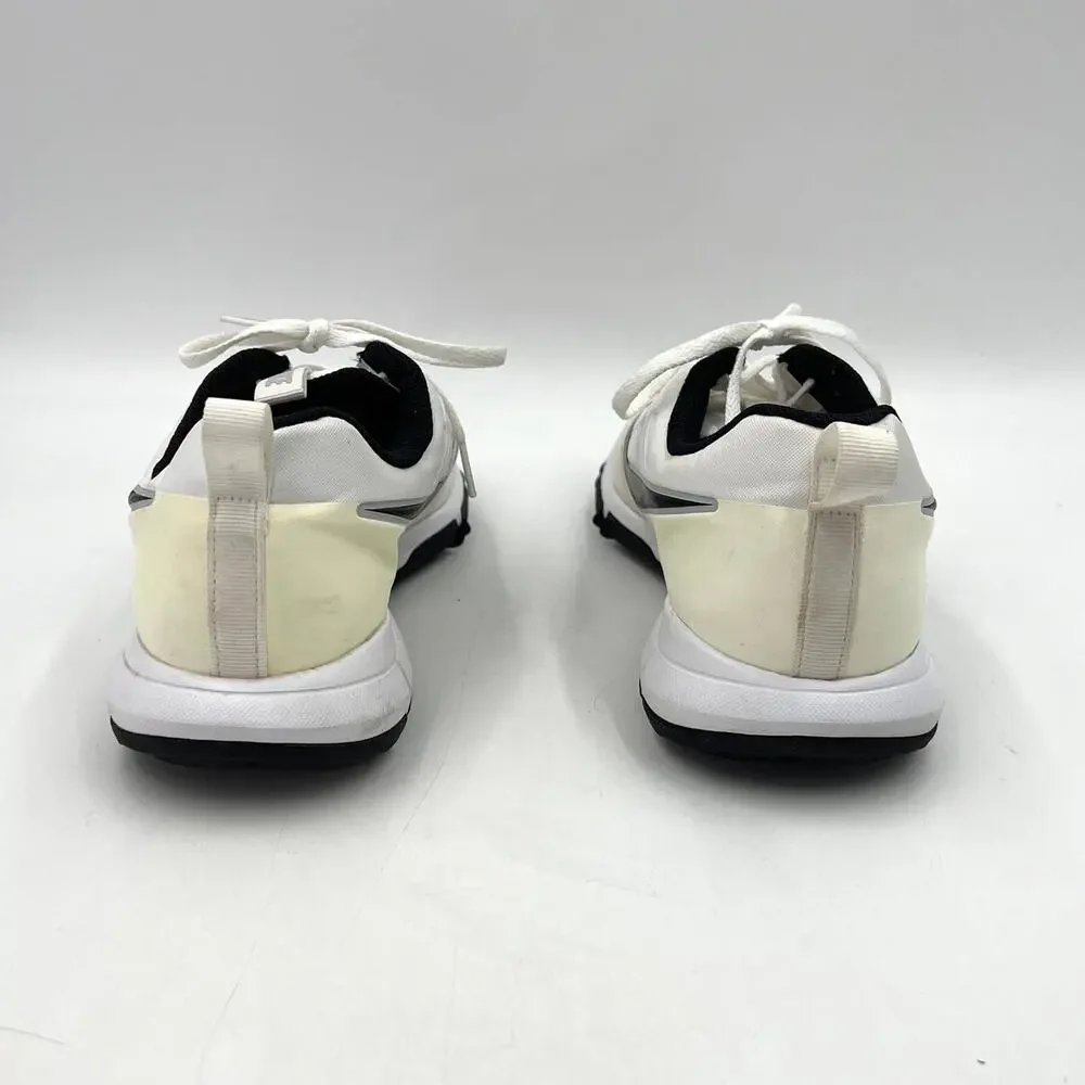 Nike Golf Men's Explorer 2 White Black Size 8.5 Sneakers 849957100 Preowned